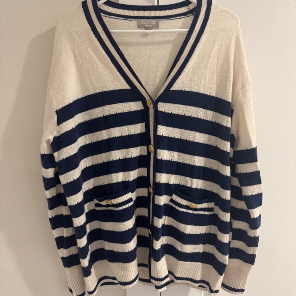 J.Crew Cashmere Cardigan - Large - Picture 2 of 8